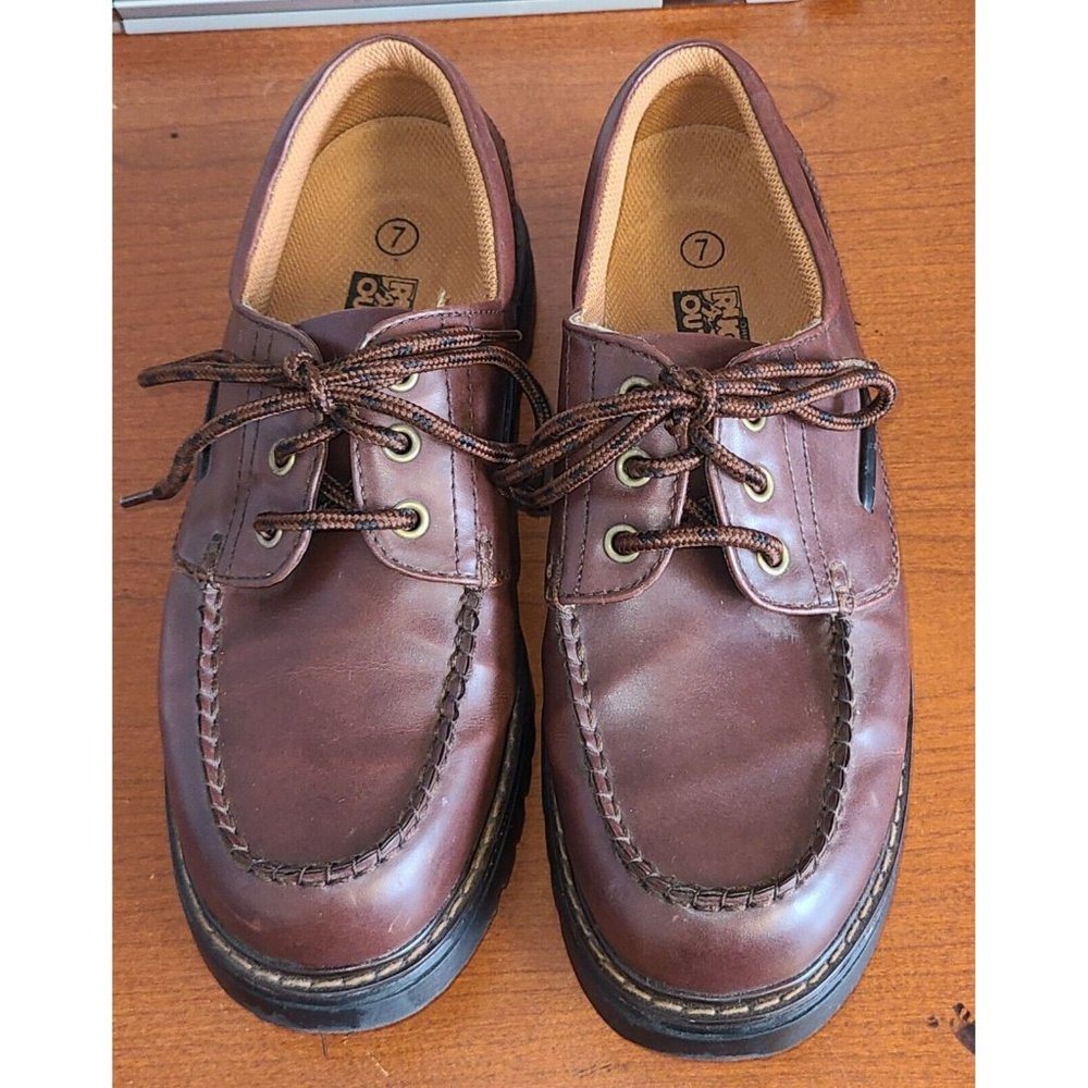 Rugged Outback Men's Shoes Sz 7 Brown Outdoor Casual Lace-Up